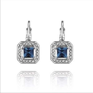 New Crystal Square Drop Earrings